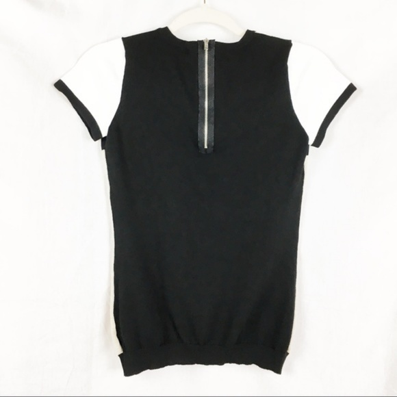 The Limited Color-Blocked Neutral SS Sweater Sz XS - Picture 3 of 7